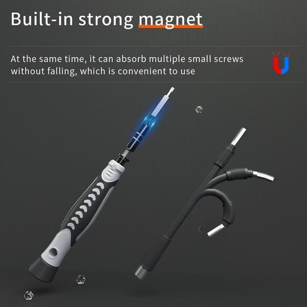 UF-TOOLS - 130 i 1 Precisionsskruvmejsel med utbytbara bits