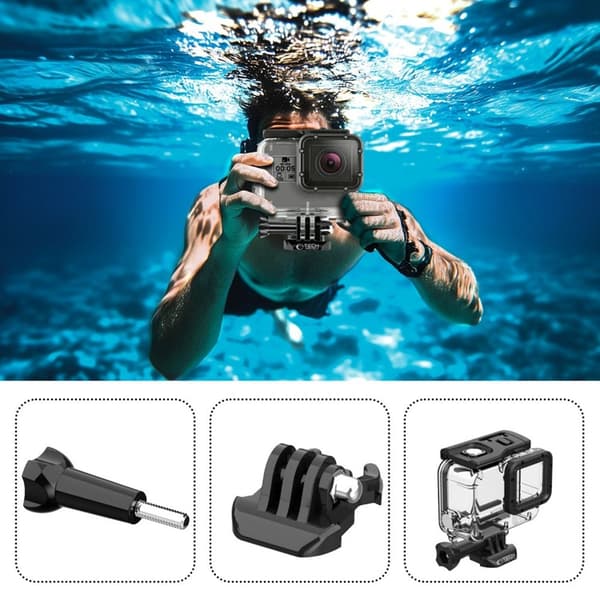 Tech-Protect GoPro Hero 5/6/7 Vattentät Fodral GA200 - Clear