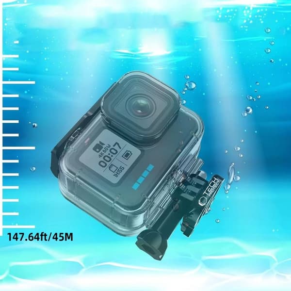 Tech-Protect GoPro Hero 9/10/11/12/13 Vattentät Fodral GA200 - Clear