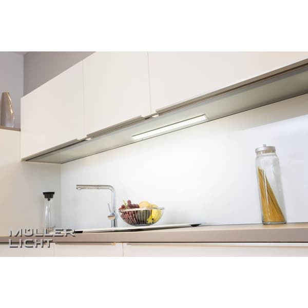 Müller-Licht Limon LED-belysning infälld med rörelsedetektor LED LED fast installerad 10 W Varmvit Titan