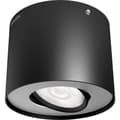Miniatyrbild 3 av 4: Philips LED Phase Belysning utanpåliggande LED LED fast installerad 4.5 W Varmvit Svart