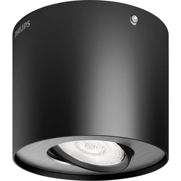 Philips LED Phase Belysning utanpåliggande LED LED fast installerad 4.5 W Varmvit Svart