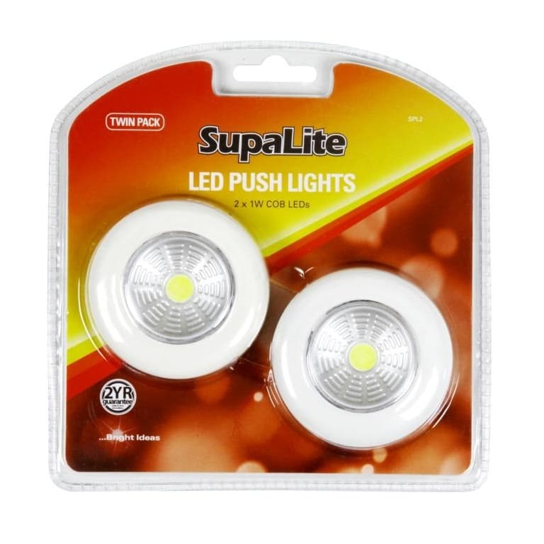 SupaLite LED-puffljus (förpackning med 2)