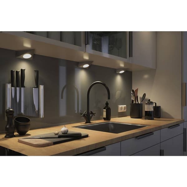 Paulmann CC Start Trigo Infälld belysning Set 3 st 2.10 W Varmvit Nickel