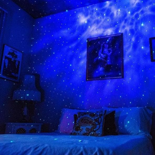 Galaxy-lamppu / avaruuslamppu Bluetooth-kaiuttimella