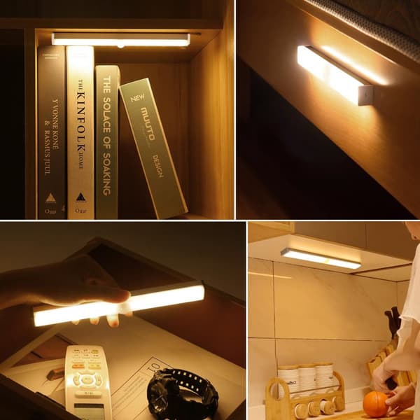 Trådlös Spotlight LED-belysning med Magnet (uppladdningsbar)