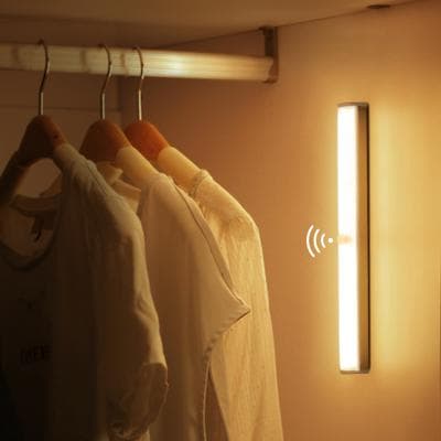 Trådlös LED-belysning Rörelsesensor Magnet 21 cm Varmvit