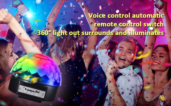 Magisk Discolampa LED med Bluetooth Högtalare