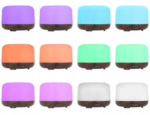 Aroma Diffuser Luftfuktare med Nattlampa i LED
