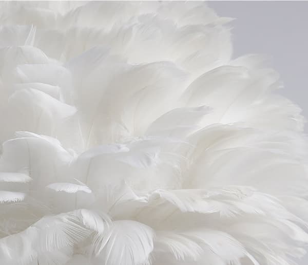 Bordlampe Blanche 43x69cm hvid