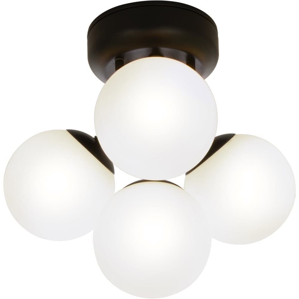 Nicosia Plafond Bad 4:a, Svart Aneta Lighting
