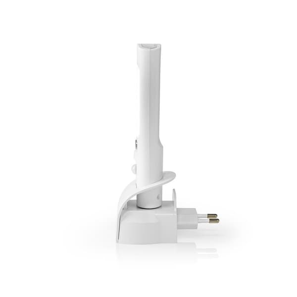 Nedis LED-Yövalo ja Taskulamppu | Verkkovirtakäyttöinen | 220 - 240 V AC 50 Hz | 1.3 W | Ladattava | Nimellisvaloteho: 37 lm | Valoalue: 3 m | Säteen