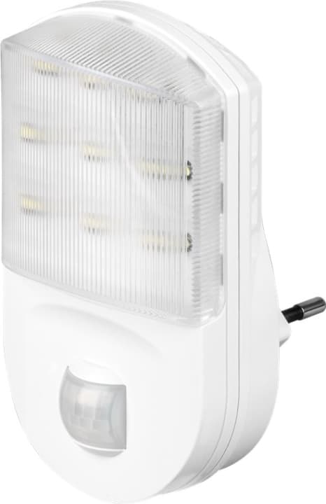 Goobay LED-nattelys med bevægelsesdetektor kold hvid, 120° detektion, 5 m rækkevidde, til indendørs brug (IP20)