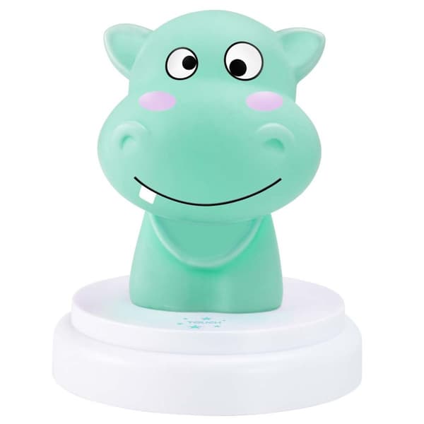 Alecto SILLY HIPPO LED yövalo virtahepo sininen