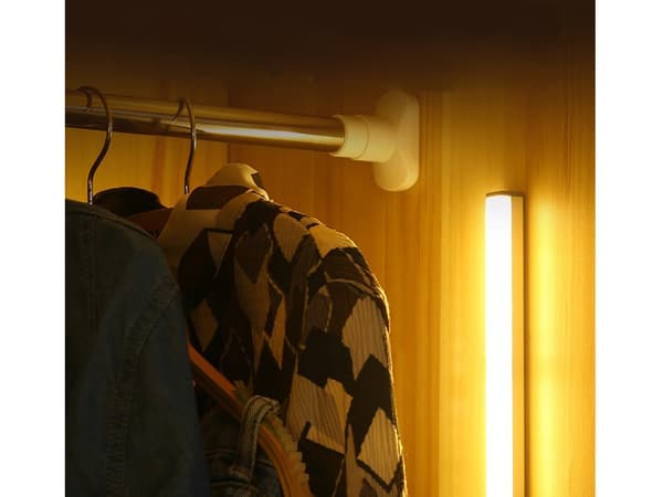 Garderobslampa Rörelsesensor / Självhäftande LED-lampa - 20 cm