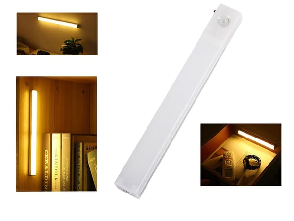 Garderobslampa Rörelsesensor / Självhäftande LED-lampa - 20 cm