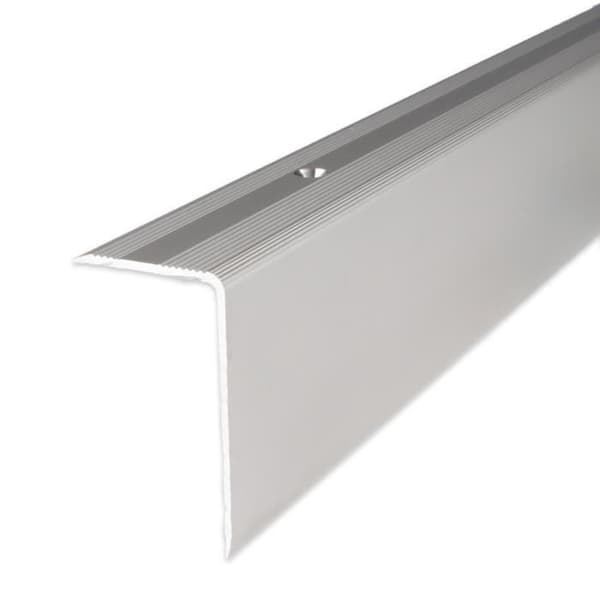 PROVISTON Trappnos 30 x 22 - 52 x 1000 mm Högkvalitativ metallprofil silveraluminium