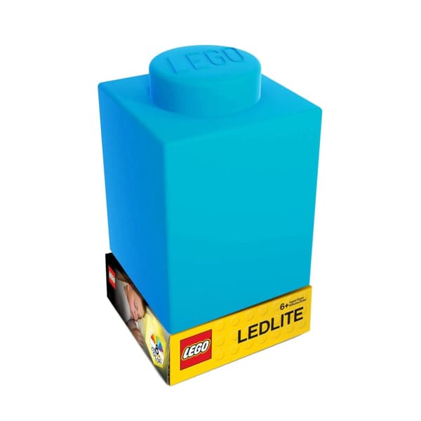 LEGO LED LEGO - Silikoneklods - Natlampe m/LED - Blå
