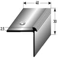 Miniatyrbild 2 av 5: Nedfäste Alu anodiserat Mörkbrons 2.5 x 30 x 40 x 1000 mm Borrad 1 styck