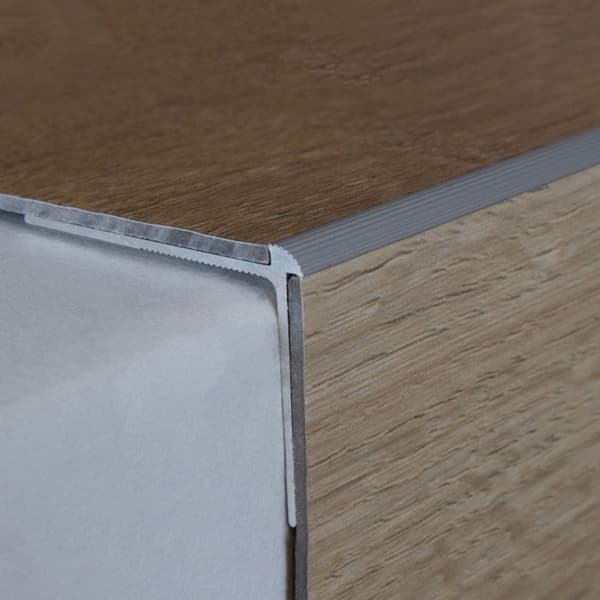 PROVISTON Profil för näslist Profil i aluminium hörn 40x30x1000mm Silver