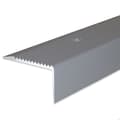 Miniatyrbild 3 av 3: PROVISTON Profil för trappnos Aluminiumhörn 28 x 50 x 1000 mm Silverfärgad