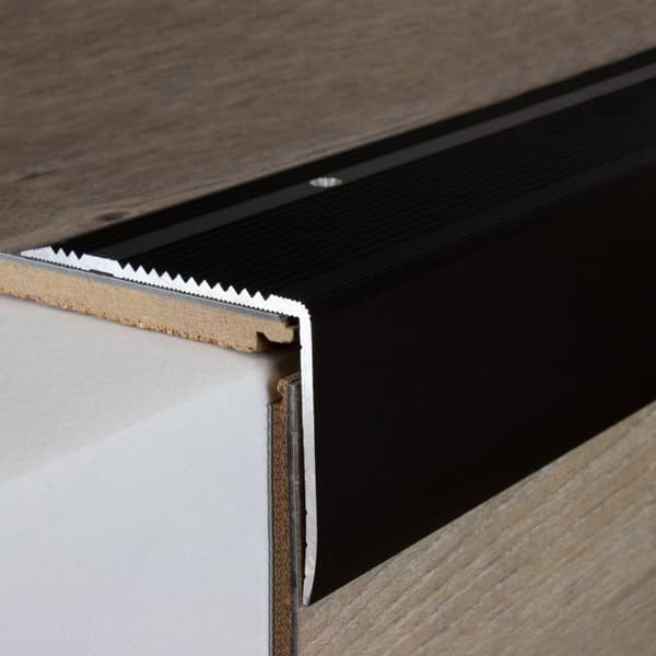 PROVISTON Profiler för trappnos 55 x 69 x 1000 mm Silver