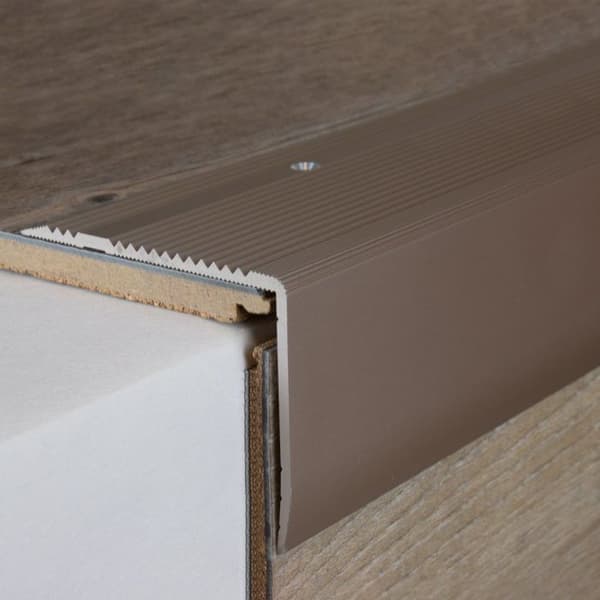 PROVISTON Profiler för trappnos 55 x 69 x 1000 mm Silver