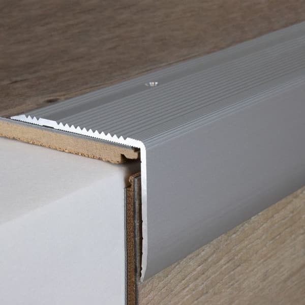 PROVISTON Profiler för trappnos 55 x 69 x 1000 mm Silver