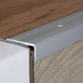 Miniatyrbild 1 av 4: PROVISTON Profil för trappnos i aluminium 15 x 36 x 1000 mm Silverfärgad