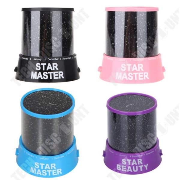 TD® Fantastiska blinkande presenter Färgglada Sky Star Master Nattljus Vacker Sky Star Starry Projector Nyhet