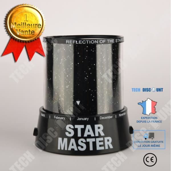 TD® Fantastiska blinkande presenter Färgglada Sky Star Master Nattljus Vacker Sky Star Starry Projector Nyhet