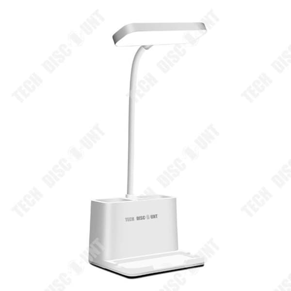 TD® Bordslampa 3 färgtemperaturer Mjuk ljus för ögonskydd Justerbar ljusstyrka Lästampa