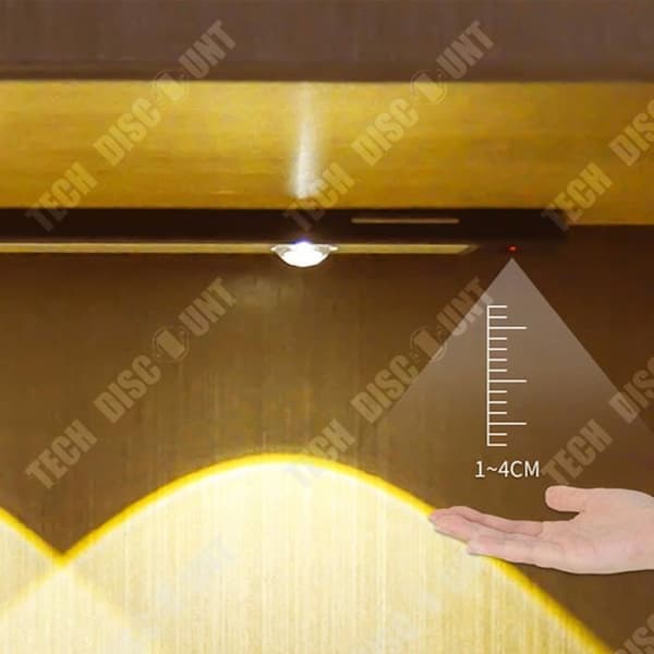 TD® Nattlampa Ingen ledning Hängande vinkylskåp USB-laddning Mänsklig sensor oberoende switch