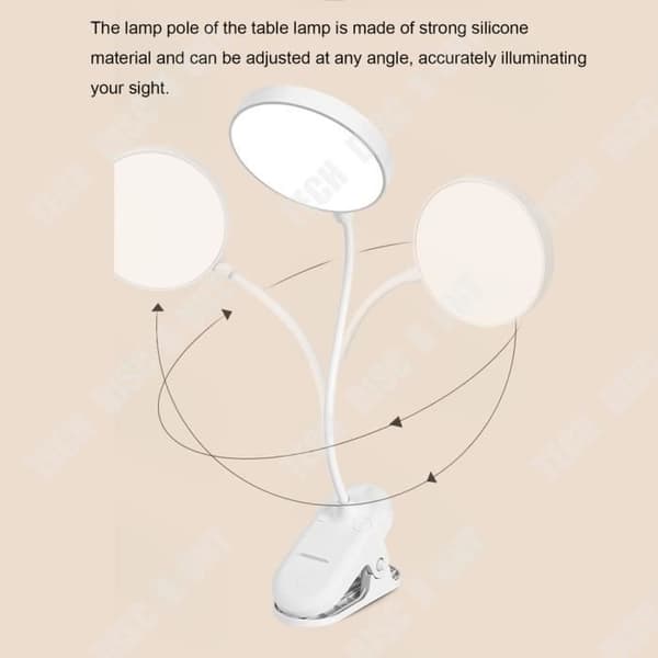 TD® LED-bordslampa kan klippas och kan stödja ögonskydd nattlampa sovrumsstudie sänglampa