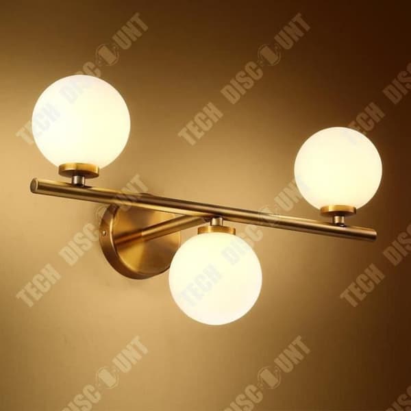TD® 3 Head Orb Vägglampa Varmt Ljus Kreativt Personligt ögonskydd mot mjukt ljus Korridorvägglampa