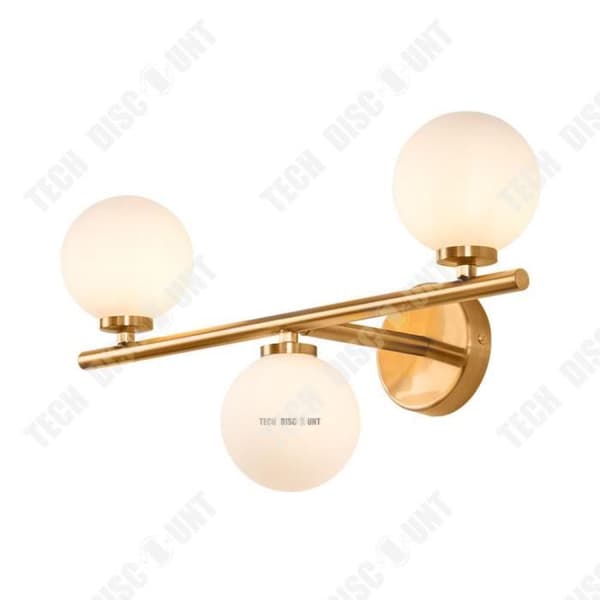 TD® 3 Head Orb Vägglampa Varmt Ljus Kreativt Personligt ögonskydd mot mjukt ljus Korridorvägglampa