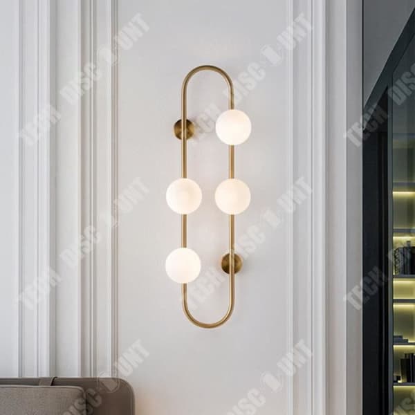 TD® glasklotvägglampa Varmt ljus Ögonskydd mot mjukt ljus Korrosionsskyddande dekorativa lampor