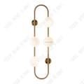 Miniatyrbild 1 av 4: TD® glasklotvägglampa Varmt ljus Ögonskydd mot mjukt ljus Korrosionsskyddande dekorativa lampor