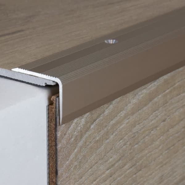 PROVISTON Aluminium steg 30 x 32 x 1000 mm Ljus brons