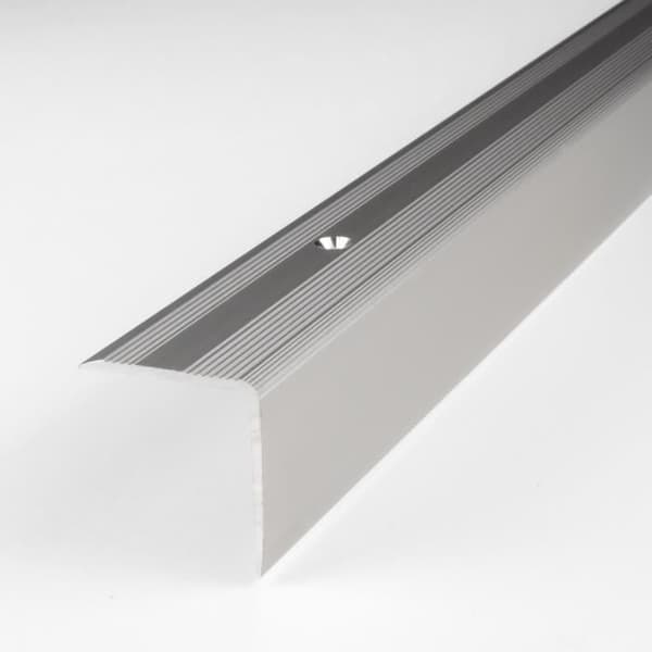 PROVISTON Steg 30 x 22 - 52 x 1000 mm Högkvalitativ metallprofil av silverfärgad aluminium, robust och hållbar