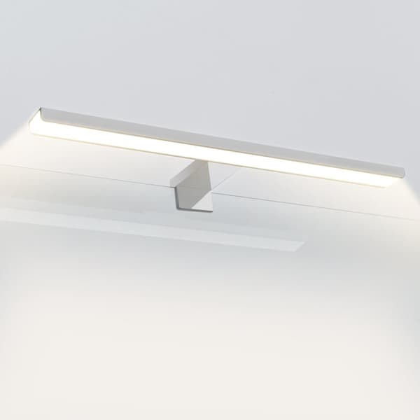 EMKE LED Badrumsarmatur 40x15cm - 6000K, Krom, IP20, Flexibel montering