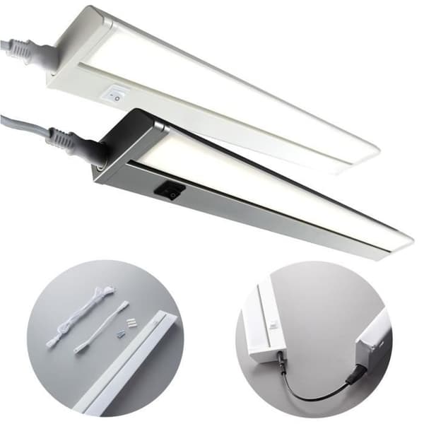 LED-spotlight - B.K.LICHT - Maia - Neutralvitt - 1000lm - Titan/Vit