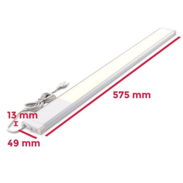 LED-listljus 1100 Lumen 10W B.K.Licht - Vit - Inomhus - LED - Samtida