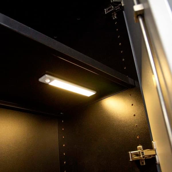 LED-lampa för Skåp 110lm Trådlös Uppladdningsbar med Rörelsedetektor Nedis Silver