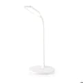 Miniatyrbild 1 av 6: LED Skrivbordslampa med Dimmer och Trådlös Laddare 10 W Nedis Vit