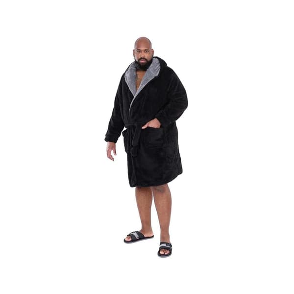 Duke Mens D555 Newquay Hooded Kingsize Dressing Gown