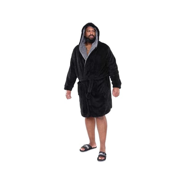 Duke Mens D555 Newquay Hooded Kingsize Dressing Gown