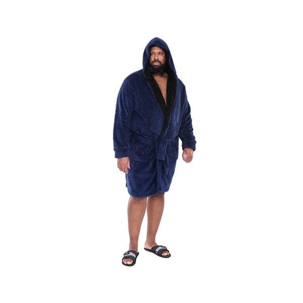 Duke Mens D555 Newquay Hooded Kingsize Dressing Gown