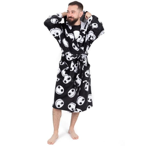 Nightmare Before Christmas Mens Jack Skellington Dressing Gown
