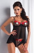 Pikkukuva 1 / 2: Irall Erotic Letizia Babydoll Black/Red